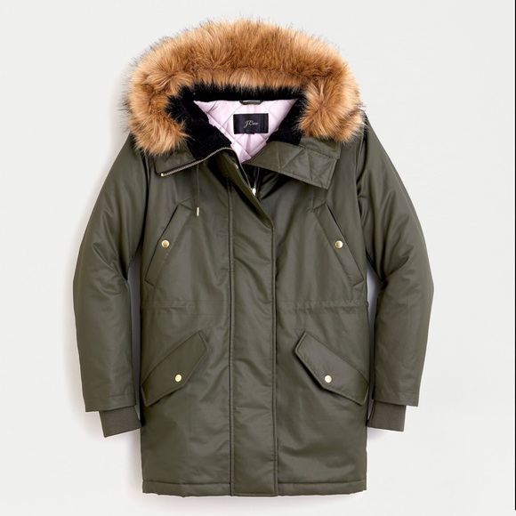 J. Crew Jackets & Blazers - J. Crew Green Perfect Winter Parka